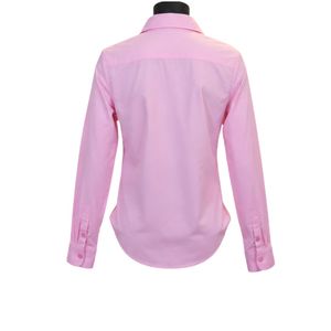 เสื้อเชิ้ตปกติดกระดุมสีชมพูผู้หญิงแขนยาวลำลองสไตล์ปักลายเสื้อผ้าแฟชั่นเสื้อผ้าสำนักงานสวมใส่หรูหรา - Product Image 3