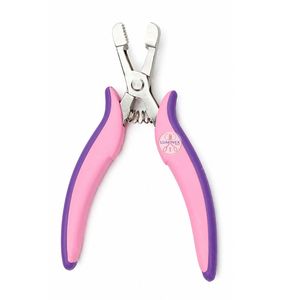 Pince à cheveux en acier inoxydable de type D AFPELO pour extensions de cheveux à la kératine, outil de suppression de la colle, pointe plate - Product Image 6