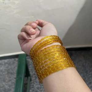 Pulseras de Aleación de Cobre de Moda, Colores y Tamaños Personalizados, Juego de Brazaletes Tradicionales de Cachemira Chapados en Plata/Oro para Fiestas - Product Image 4