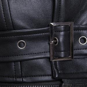 New Wholesale Leather Jackets Manufacturer Belt Side Casual Leather Jacket For Men New <b>Motorbike</b> Oem Design Jackets - Product Image 6