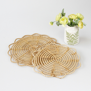 Handmade rattan placemat best seller braided placemats decorative place <b>mat</b> for table accent - Product Image 6
