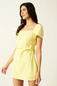 Vestido Mini Tejido Ecológico con Cuello en U y Espalda Descubierta, Moda 2025, Elegante para la Noche o la Playa - Product Image 2