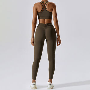 Nouveautés 2026 : Ensemble Confortable de Leggings Gainants et Soutien-Gorge de Yoga de Haute Qualité - Product Image 6