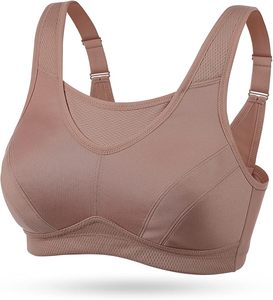 Women Racerback Sports Bra Scoop Neck Medium Support Breathable <b>Mesh</b> Yoga Workout <b>Top</b> Solid Color Spandex Polyester Seamless - Product Image 6