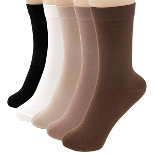 <b>Women</b> Cotton Crew <b>Socks</b> Breathable Soft Daily Wear Stretch Knit Casual Sports Office School Home Comfortable Lightweight OEM ODM - Product Image 3