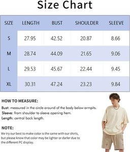 เสื้อยืดคอกลมแขนสั้นสีขาวล้วนทรงโอเวอร์ไซส์ผ้าฝ้าย 100% สำหรับผู้ชาย สวมใส่สบาย - Product Image 4