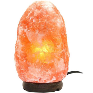 Lámpara de Sal del Himalaya, Pirámide de Cristal Rosa Tallada a Mano, Decorativa y Natural, Luz Nocturna para Relajación - Product Image 4