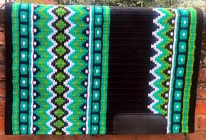 Premium Quality New Zealand Wool <b>Double</b> Weave Hand Weaved <b>Fleece</b> Lined Saddle Pads Western Riding Show Horse <b>Blanket</b> - Product Image 5
