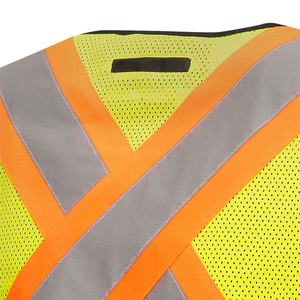 Chalecos de Seguridad Reflectantes de Alta Visibilidad con 8 Bolsillos, Cierre Frontal, Modernos, Unisex, Personalizables, Ropa de Construcción - Product Image 4