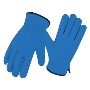 ถุงมือขับรถหนังวัวแท้สีขาวธรรมชาติ หนังแยกชั้น สำหรับงานหนัก ถุงมือนิรภัยสำหรับคนขับรถบรรทุก ใช้งานทั่วไป - Product Image 4