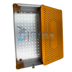 Boîte de Stérilisation Chirurgicale Manuelle en Aluminium de Haute Qualité 245 x 150 x 50 mm (Revêtement Orange) Certifiée CE Dynaintl DI-2026-02-118 - Product Image 5