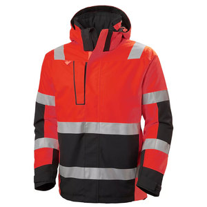 Custom Logo Construction Winter Hi Vis Long Sleeve Jackets Waterproof Reflective Safety Reflector Worker Jacket - Product Image 4