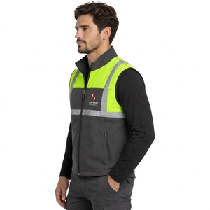 Chaleco de Seguridad para Hombre, Chaleco de Trabajo Reflectante Profesional, Material de Alta Visibilidad, Construcción Duradera, Ajuste Ligero y Cómodo - Product Image 6