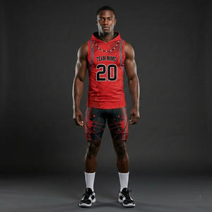 Uniformes de Fútbol 7V7 Personalizados con Nombre y Número, Conjunto de Camiseta de Equipo 100% Poliéster sin Mangas, Tallas Grandes, Transpirable - Product Image 1