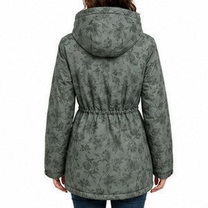 Chaqueta Parka de Moda para Mujer, para Exteriores, con Interior Cálido y Cómodo, Capucha Ajustable y Tecnología de Tela Resistente al Agua - Product Image 2