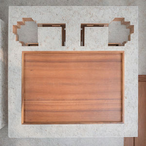 Bandeja de Servir Moderna de Madera de Acacia Premium, Estilo Rectangular Elegante, Vajilla Artesanal, Decoración para el Hogar, Estilo Elegante para Escritorio - Product Image 3