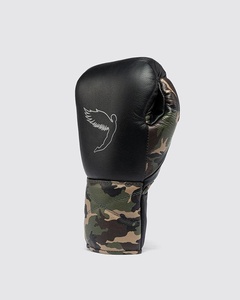 Nouveaux gants de boxe à lacets imprimés camouflage, dernier modèle, nouvelle arrivée, gants de boxe professionnels en cuir pour l'entraînement et le sparring - Product Image 3