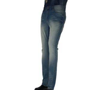 Men's Slim Fit Cargo Pants Custom Made High Waist Denim <b>Jeans</b> <b>Elastic</b> Waist Light Wash Plus Size Waterproof Knitted Coated - Product Image 5
