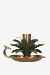 Vente en gros de bougeoirs en laiton personnalisés Bougeoirs modernes en métal doré faits à la main pour la décoration de la maison et du jardin Bougies - Product Image 3