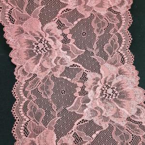 Encaje Elástico con Diseño Floral y Borde Festoneado de 16.5 cm de Ancho para Lencería, Vestidos y Decoración Nupcial - Product Image 1