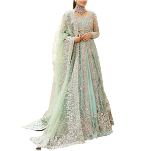 Nuevo Vestido de Encaje Bordado con Cuentas y Rayas Verticales de Diseño Sólido a la Moda, Vestido de Novia Francés a Precio Económico - Product Image 1