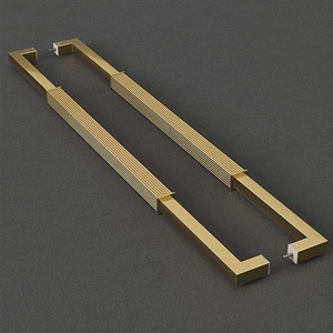 Designer Modern Brass <b>Cabinet</b> Pull Handles <b>Gold</b> Finished Durable Furniture Hardware Kitchen Home Office Bedroom Bathroom Dining - Product Image 6