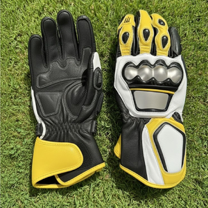 Premium Motorcycle Riding <b>Gloves</b> Full Finger Protective Biker Carbon Fiber Knuckle Guard <b>Touchscreen</b> <b>Gloves</b> Breathable - Product Image 4
