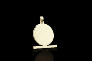 Pendentif Hip Hop en alliage plaqué or, style Bling Diamant Glacé, avec strass imposants - Product Image 3