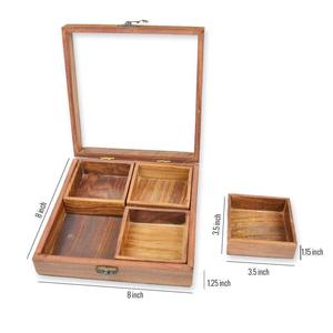Boîte à épices Masala Kitchen, meilleure qualité, très vendue, boîte à épices indienne en bois, pour la maison, les restaurants, les hôtels - Product Image 4