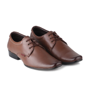 Tan Men's Dress <b>Shoes</b> <b>Red</b> Chief Classic Formal Footwear Office Business Meetings Elegant Professional Wear Comfortable Finish - Product Image 1