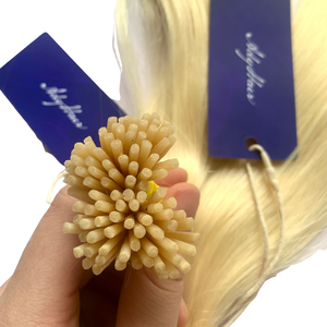 Extensiones de cabello Natural Remy 100%, queratina cruda ITIP, doble dibujado, estilo de onda profunda suelta de Vietnam - Product Image 2