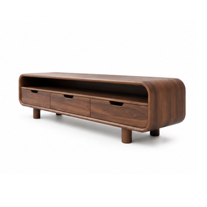 Luxury Solid <b>Teak</b> Wood <b>TV</b> <b>Stand</b> Media Console Modern Wooden Sideboard Cabinet for Living Room Hotel Villa Apartment Furniture - Product Image 2