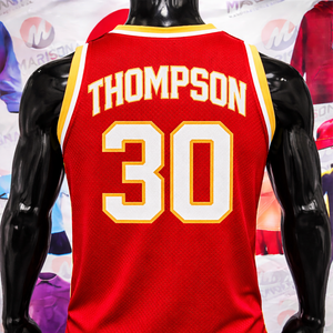 Uniforme de Baloncesto Personalizado sin Mangas para Equipos Escolares y Ligas, Tallas Grandes, Secado Rápido, Transpirable, Antibacterial, 100% Poliéster - Product Image 2