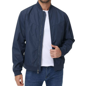 Chaqueta Bomber Ligera para Hombre, Estilo Casual y Elegante para Exteriores, Frente de Lona Sólida, para Trabajo, Vestir, Golf, Negocios, Rojo, Talla L - Product Image 5
