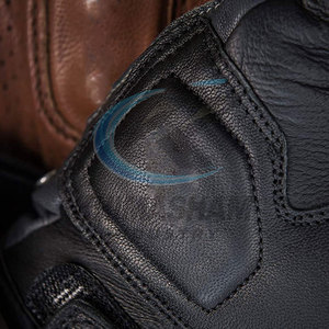 Gants de moto en cuir de haute qualité pour hommes - Gants de course tout-terrain à doigts entiers avec design respirant et antidérapant, tailles personnalisables - Product Image 5