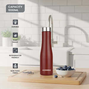 High Quality Stainless Steel Double Wall Vacuum Insulated Thermal Water Bottle Reusable <b>Metal</b> Drinking Flask Leakproof Hydration - Product Image 3