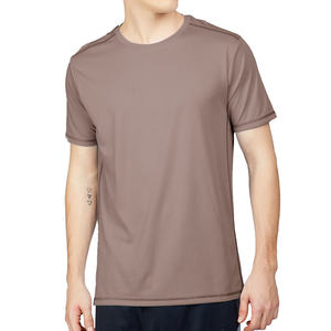 Wholesale 100% Cotton Custom Men's T-Shirt for Top Trending Solid Blank Breathable Short Sleeve O-Neck Casual Silk <b>Screen</b> <b>Washed</b> - Product Image 6