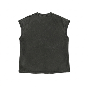 เสื้อกล้ามพิมพ์ลายกราฟิกตามสั่ง ผ้าเจอร์ซีย์คอตตอน 100% เนื้อผ้านุ่ม สไตล์วินเทจ แขนกุด สำหรับทุกเพศ สวมใส่สบาย - Product Image 2