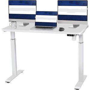 48X24 pollici bianco elettrico in piedi scrivania altezza regolabile Sit-Stand Computer casa ufficio scrivania tutto pezzo-per l'home Office - Product Image 2