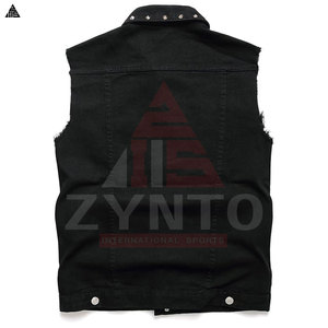 Gilet en jean pour homme, vente en gros, design personnalisé, nouvelle collection, haute qualité, prix attractif, en coton - Product Image 2