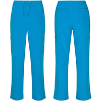 Pantalon de travail médical unisexe personnalisé avec cordon de serrage, style cargo, pour infirmières, en tissu sergé 100% haute qualité, pour usage hospitalier, avec poches pour instruments.
