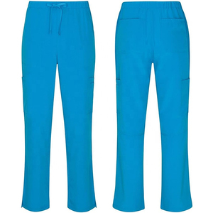 Custom Women Pewter Grey Medical <b>Scrub</b> Pants Drawstring Cargo Nurse <b>Uniform</b> Bottoms - Product Image 5