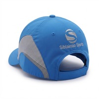 Casquette de sport brodée multicolore avec logo imprimé, prix abordable, logo personnalisé, haute qualité, casquette de baseball bleue