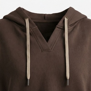 Sudaderas con Capucha para Mujer, Estampadas de Otoño, Antiencogimiento, Mangas Cortas con Hombros Caídos, Cuello en V, Logotipo Personalizado, Ropa con Color Personalizado - Product Image 4