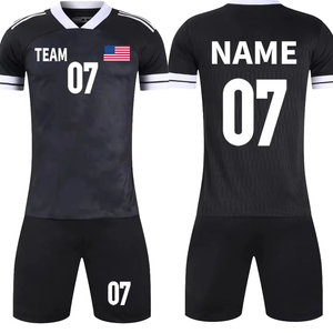 Ensemble Maillot et Short de Football Personnalisé Nouveau Style Sublimé Respirant avec Logo Imprimé sur le Devant Unisexe – Vente en Gros - Product Image 1