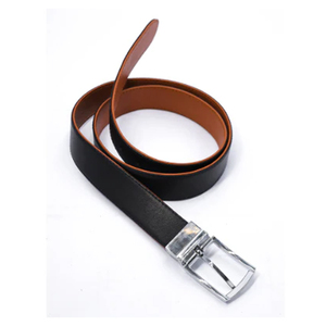 Cinturón de Cuero con Hebilla de Cierre Seguro y Grabado Personalizado, Regalo para el Día del Padre, Cinturón de Cuero Genuino Ajustable e Informal - Product Image 1