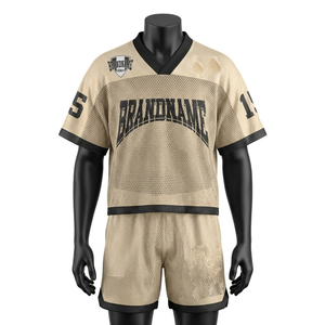 Women <b>mesh</b> jersey short <b>set</b> 180 GSM breathable polyester cream brown contrast panel sublimation custom logo <b>set</b> Women's <b>Sets</b> - Product Image 3