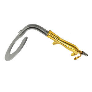 Breast Retractor High-Quality Surgical <b>Instrument</b> for Breast Procedures Fiber <b>Optic</b> Illumination and Irrigation Tube Ring - Product Image 1