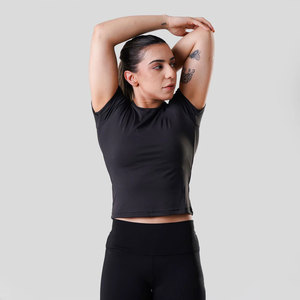 T-shirt en coton de qualité à col rond et manches courtes, style décontracté minimaliste, plusieurs couleurs, tailles S-5XL, fournisseur de marques privées - Product Image 3