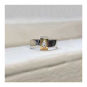6mm Men's Wedding Band Oval Cut Lab Grown Diamond Sliding Wrap Ring Bezel Set Custom 14K 18K <b>Solid</b> Gold IGI Certified Wholesale - Product Image 4